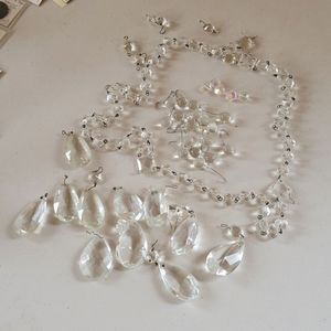 Vintage Chandelier Crystal Prisms- Large Lot